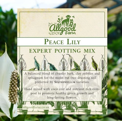 Allgood Farm Peace Lily Soil - Expert Potting Soil Mix (1 Litre)