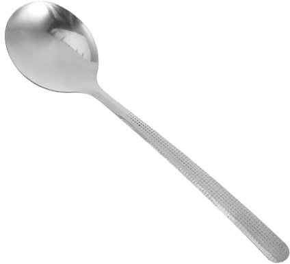 ELAYARD cucharas para servir acero inoxidable cucharas soperas cucharaditas cucharas de bar cuchara para mojar cereal de arroz cucharada de sopa cuchara sopera acero inoxidable 410 Silver