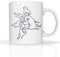 Star Online Personalised Fathers Day Dad Mug Gift Fist Bump from Daughter Son 11oz Ceramic Coffee Daddy Grandad Birthday Presents from The Kids (Family Hand Print)