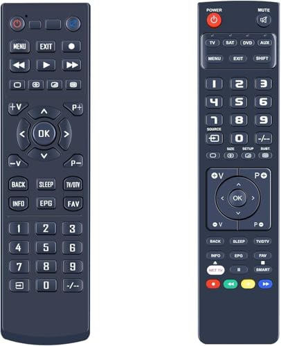 GOUYESHO Nue Fernbedienung Ersatz Kompatibel mit Xsarius PURE-4K-OTT H.265 Android 7.1 Premium Box