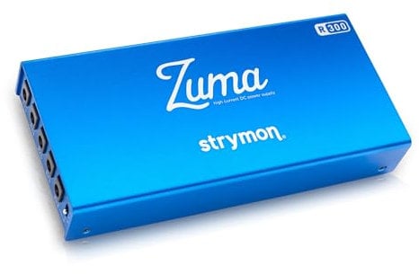 Strymon Zuma R300 Pedal-Netzteil - 4x9V (500mA), 1x einstellbare Ausgang: 9V/12V/18V - Blau - TFX - Stromversorgung für Effektpedale