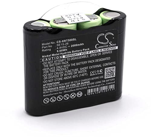vhbw 1x Akku Ersatz für X-Rite SE15-26 für Messgerät (2000 mAh, 4,8 V, NiMH)