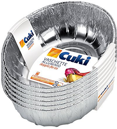 Cuki Vaschette Alluminio - Doppia Forza - pollo arrosto [E1G] - 12 vaschette (Multipack)