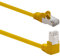 1aTTack.de 366114 Câble réseau Cat.6 angle 90 degrés 0,25 m - jaune - 1 pièce - Câble patch Cat6 (SFTP PIMF) 1000 Mbit/s connecteur Rj 45-1 x 0,25 m mètre jaune