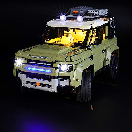 LIGHTAILING Licht-Set Für (Technic Land Rover Defender) Modell - LED Licht-Set Kompatibel Mit Lego 42110(Modell Nicht Enthalten)