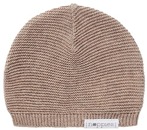 Noppies Unisex Baby U Hat Knit Rosita Beanie Mütze, Taupe Melange - P757, 0-3 Monate