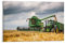 Huangchen Poster mit Bauernhof-Maschinen, John Deere, Arbeitsposter, dekoratives Gemälde, Leinwand, Wandkunst, Wohnzimmer, Poster, Schlafzimmer, Gemälde, 40 x 60 cm