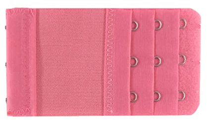 Kissa 1 rallonge Extension Soutien Gorge 3 Crochets Extensible Rose Accessoire Lingerie