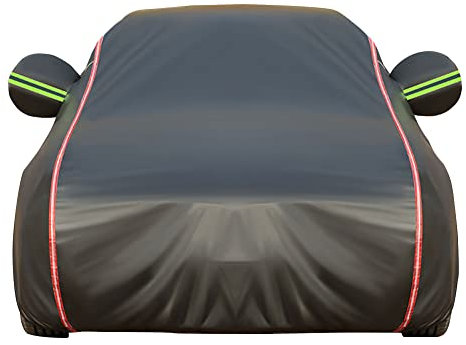 Autoabdeckung Vollgarage Auto Abdeckplane für Trabant 1.1 Limousine (1990-1991),Staubdicht Wasserdicht Autohülle Autoplane Winter & Sommer für(Color:B,Size:)