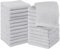 Utopia Towels -Set de Gants de Toilette (Lot de 24 - Argent) -100% Coton filé à l'anneau, Serviettes de Toilette 30 x 30 CM, Debarbouillette très absorbants-Petite Serviettes