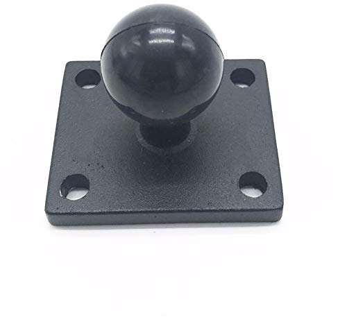 Aluminium-Vierkant-Montagebasis mit 1 Zoll (25 mm) Bubber Ball, kompatibel mit Ram-Halterungen für Gorpo für DSLR für Garmin-Kamerazubehör