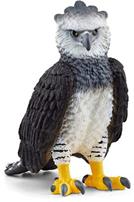 schleich WILD LIFE | Harpyie 14862 | detailgetreue Tierfiguren | Zoo Spielzeug | tolles Geschenk für Jungen und Mädchen | Deko für Geburtstag | Spielfigur ab 3 Jahren | 6 x 3 x 6 cm