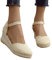 Kobilee Sandali Donna con Zeppa Alto Lacci Casual Ciabatte Plateau Basso Espadrillas Sandali Estive Sandalo Zeppa Eleganti con Tacco Chiuse Sandalo Comode Bohemia
