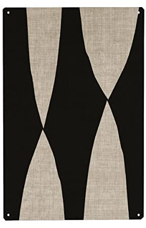 artboxONE Metall-Poster 30x45 cm Abstrakt Linen Collection - Kesha von Künstler TW Living