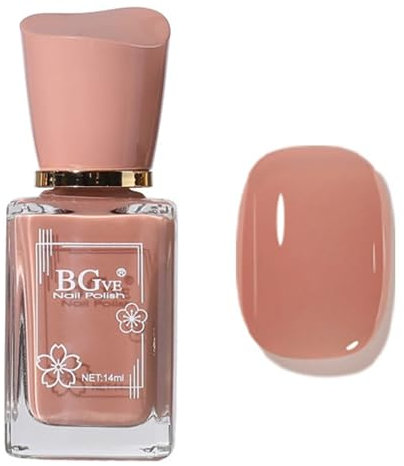 TBeautfave Pink Nail Polish, Quick Dry Long Lasting Nude Gel Polish, Non-Toxic Natural Pastel Nail Varnish for DIY Nail Art, Baking-Free, Dusty Pink