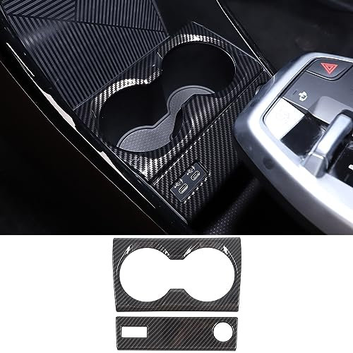 DIYUCAR Wasserbecherhalter für BMW X1 U11 2023-2024, Schwarz, ABS-Kunststoff, Becherhalter, Automotive Accessory