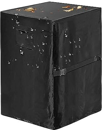 Barbecue,Foyer imperméable - Couverture Foyer Anti-UV carrée en Tissu Oxford 420D avec revêtement en PVC et 2 poignées, Couverture Anti-Vent pour Table Zankie