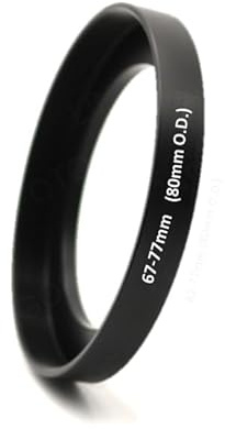 67-77mm (80mm O.D.) Matte Box Filteradapter Step-Up Front Ring