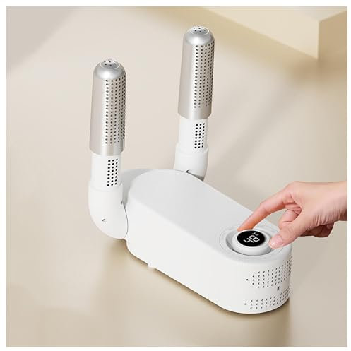 Shoes Dryer Portable, Boot Warmer Dryer with Heat with Heat Fan Portable Folding Design and Timer, Boot Dryer Portable Shoes Dryer Portable for Camping Travelling or Skiing