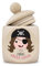Dose erste Locke Mädchen modern Dose Holz personalisiert Druck Name Piratin