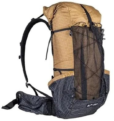 Acqorad 3F UL GEAR QiDian Pro UL 46+10L Rucksack Outdoor Klettern Tasche Camping Wandern Taschen UHMWPE Ultraleicht, Khaki, Unisex, Leichtgewichtig