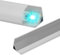 Fiqops 10 x 1m LED Profil Aluminium, V-Form LED Aluminium Profil für LED Stripes,Stripe(bis 11mm Breit),mit Endkappen und Montageclips,LED kanal für LED Streifen,LED Diffusor