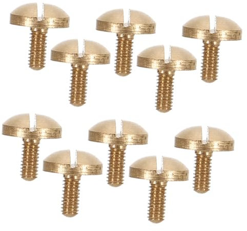 Vaguelly Accessoires Pour Instruments De Musique Jeu De Vis Pour Axe Central Mini-vis Métalliques - Clés Plates Plates À Quatre Pans