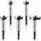 LPZMPZ Forstnerbohrer Set, Holzbohrer Set, 5-tlg Forstnerbohrer 15 20 25 30 35 mm, Forstner Drill Bits, Forstner Bohrer Satz, mit Zentrierspitze, für Hart- & Weichhol (15-35mm)