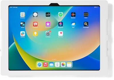 Tabdoq Wandhalterung kompatibel mit iPad 10. & 11. Generation 10,9 Zoll, weiß