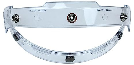 Qaonsciug Motorräder Schwarz Adapter Up Basis Befestigung Für 3-Snaps Bubble Shield Visier Gesichtsmaske Helm Zubehör