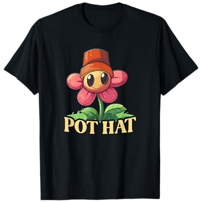 Cute Flower With Pot Hat T-Shirt
