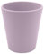 Vaso Orchidea in Ceramica Liscia o damascato | VARI COLORI | misura 14x13 cm idea regalo (Lilla Liscio)