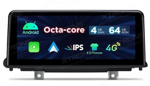 XTRONS QDB10X5NB Radio GPS para BMW X5 F15 X6 F16 Android 14 WIFI 4G NBT Carplay 10,25