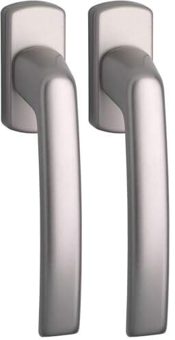 MACO Fenstergriff Harmony, verdeckt geschraubt, Nocken 12, Vierkantstift 7 x 32 mm, titan eloxiert, 1 Stück,28902 (Packung mit 2)