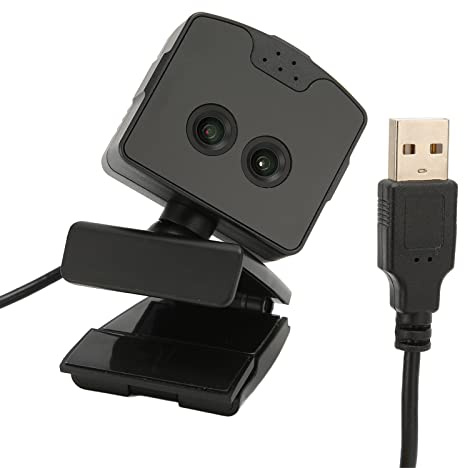EIMSOAH 1080P HD Binocular Webcam with Performance for Outdoor Indoor, USB Plug and Play Conference Camera for,