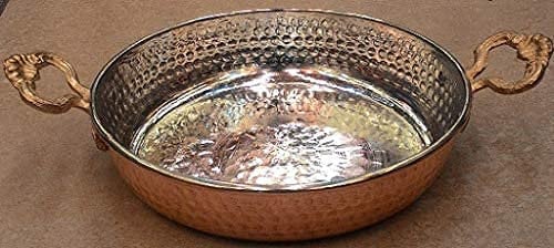 Extra Thick Walled Copper Pans, Handmade Hammered Copper Pan Omelette Pan, Turkish Handmade Cookwares S+M+L+XL Sizes (No:02)