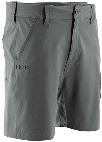 HUK Herren Standard Next Level Schnelltrocknende Performance Angel-Shorts, Anthrazit-7 Zoll, XL