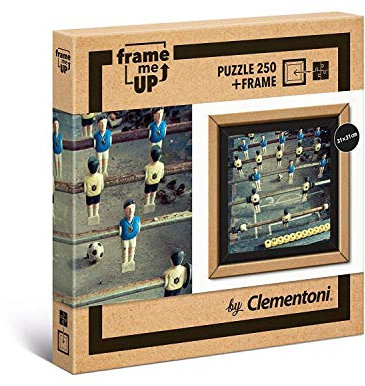 Clementoni- Frame Me Up Puzzle-Foosball-250 pièces- 38504, Multicolore