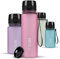 720°DGREE Trinkflasche Kinder 500ml “uberBottle“ softTouch +Sieb - Auslaufsicher, BPA-Frei - Flasche für Schule, Sport, Fitness - Wasserflasche aus Tritan - Schmal, Leicht, Stoßfest, Wiederverwendbar