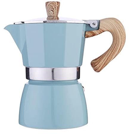 Fenteer Espressokocher Küche Herd Espresso Maker für Starke Aromatisierte, Espressomaschine Induktion Mokkakanne Mokka Maschine für Hause Büro