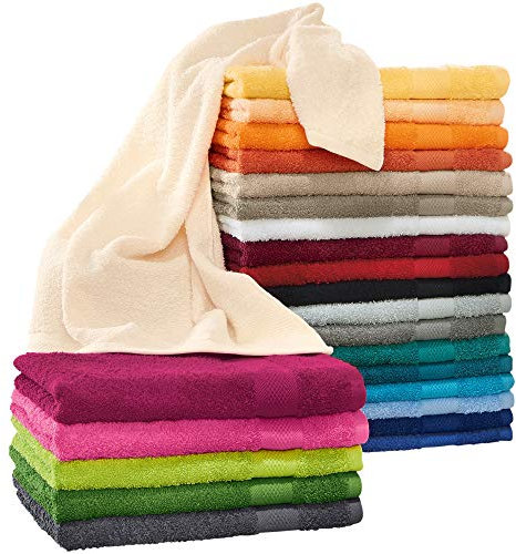 REDBEST Badetuch Chicago schwarz Größe 100x150 cm - saugstark, strapazierfähig, ideal für Reisen, Sport (weitere Farben)