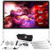 Pyle PRJOS100 Projektor-Leinwand mit Ständer, 100 Zoll, 16:9, HD, 4K, tragbar, leicht, freistehend, faltbar, für drinnen und draußen, Filmprojektionsdisplay mit Rahmen für Heimkino