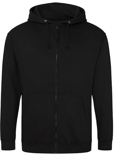 AWDis Just Hoods JH050 Unisex Zoodie - Deep Black - XL
