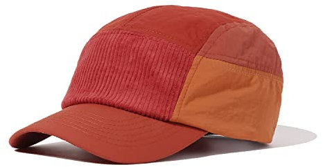 CLAPE Vintage 5 Panel Basecap Waterproof Baseball Cap Schnelltrocknend Outdoor Caps Color Stitching Corduroy Dad Cap UV Schutz Schildmütze