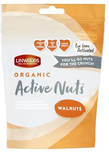 LINWOODS Organic Active Walnuts, 70 GR