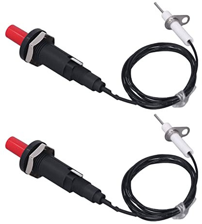 Push Button Piezo Igniter, Ceramic Kitchen Lighter Gas Grill Replacement Ignitor Kit For Gas Grills, Push Button Ignitor Fire Starter