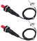 Accenditore Piezoelettrico a Pulsante, Kit Accenditore Sostitutivo per Grill a Gas Accendino in Ceramica per Griglie a Gas, Accenditore a Pulsante