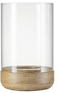 blomus Windlicht -LANTO- Kerzenhalter aus FSC Holz Größe M (66257)