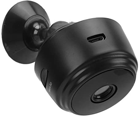 Cámara de Seguridad WiFi, 1080P HD Cámaras de Seguridad WiFi Inalámbricas con Lente Gran Angular de 150°, Visión Nocturna y Detección de Movimiento, Monitor Remoto IP para Hogar