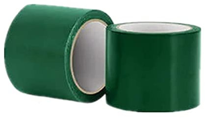 High Adhesive Tarpaulin Tape, 5m x 8cm Tarpaulin Repair Tape, Universal Waterproof Awning Cloth Repair Tape, Waterproof Strong Adhesive Tape for awnings, canopies, tents (Green)